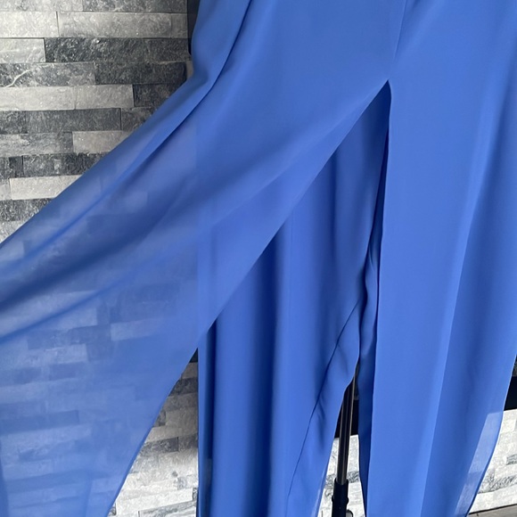 Karen Miller Blue Wide Women’s Dress Lined Pants Size 18W - Picture 4 of 7